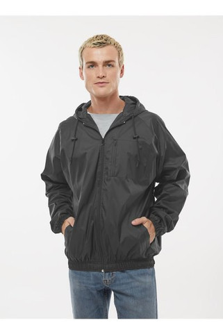 Burnside 9728 - Unisex Mentor Hooded Coachs Jacket