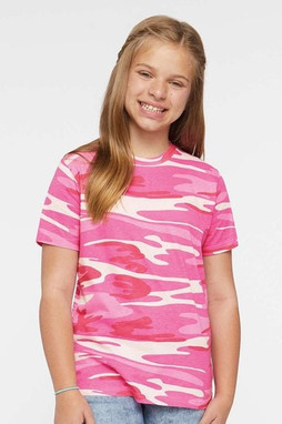 Code Five 2207 - Camiseta de camuflaje juvenil