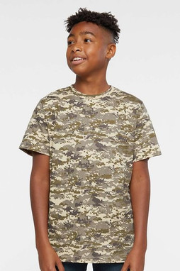 Code Five 2207 - Camiseta de camuflaje juvenil