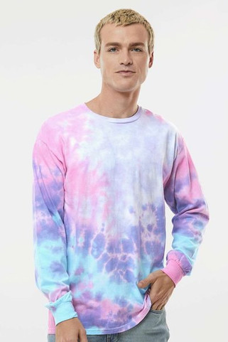 Colortone 2000 - Camiseta de manga larga teñida unisex