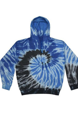 Colortone 8600 - Unisex Tie-Dyed Cloud Fleece Hooded Sweatshirt