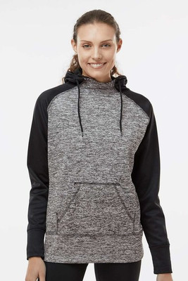 J. America 8618 - Sudadera con capucha Cosmic Fleece Colorblocked de mujer