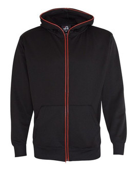 J. America 8668 - Sudadera con capucha y cremallera completa Glow para hombre