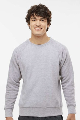 J. America 8707 - Sudadera Ripple Fleece Raglan Crewneck para hombre