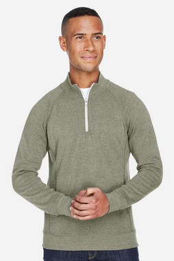 J. America 8869 - Sudadera Triblend Quarter-Zip para hombre