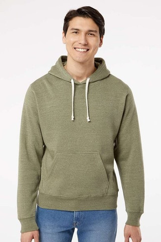 J. America 8871 - Sudadera con capucha Triblend Fleece para hombre