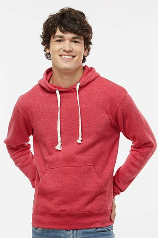 J. America 8871 - Mens Triblend Fleece Hooded Sweatshirt
