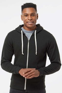 J. America 8872 - Mens Triblend Full-Zip Hooded Sweatshirt