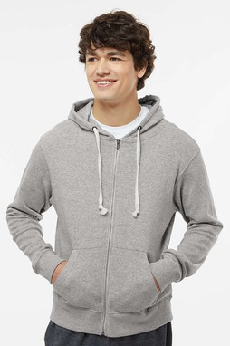 J. America 8872 - Mens Triblend Full-Zip Hooded Sweatshirt