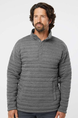 J. America 8895 - Mens Horizon Half-Snap Pullover