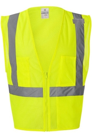 Kishigo 1085-1086 - Chaleco unisex de malla Ultra-Cool™ con bolsillos