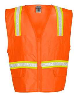 Kishigo 1091 - Unisex Multi-Pocket Surveyors Vest