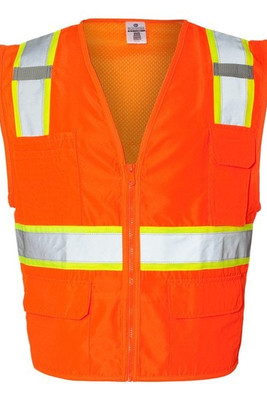 Kishigo 1163-1164 - Unisex Ultra-Cool™ Solid Front Vest with Mesh Back