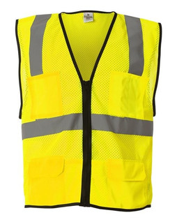 Kishigo 1191-1192 - Unisex Economy Mesh 6-Pocket Vest