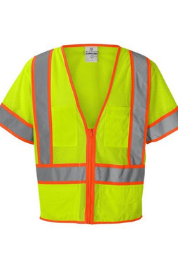 Kishigo 1242-1243 - Unisex Ultra-Cool™ Six-Pocket Mesh Surveyor’s Vest