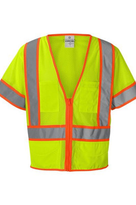 Kishigo 1242-1243 - Unisex Ultra-Cool™ Six-Pocket Mesh Surveyor’s Vest