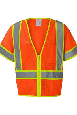 Kishigo 1242-1243 - Unisex Ultra-Cool™ Six-Pocket Mesh Surveyor’s Vest