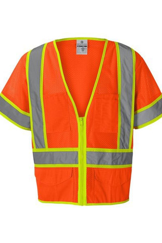 Kishigo 1242-1243 - Unisex Ultra-Cool™ Six-Pocket Mesh Surveyor’s Vest