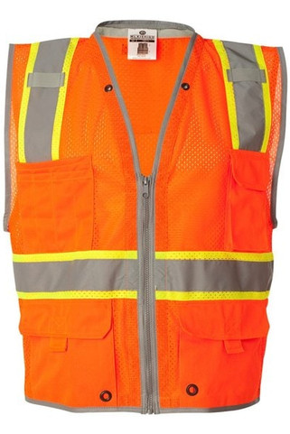 Kishigo 1510-1511 - Unisex Premium Brilliant Series® Heavy-Duty Class 2 Vest