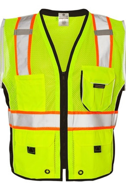 Kishigo 1513-1514 - Unisex Premium Black Series® Heavy-Duty Vest