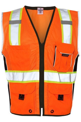 Kishigo 1513-1514 - Unisex Premium Black Series® Heavy-Duty Vest