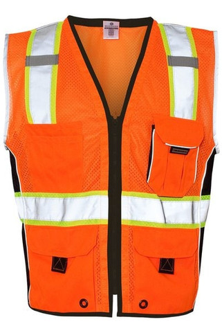 Kishigo 1513-1514 - Unisex Premium Black Series® Heavy-Duty Vest