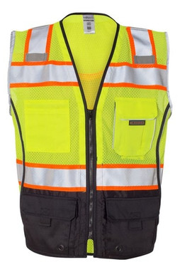 Kishigo 1515-1516 - Unisex Premium Black Series® Black Bottom Class 2 Vest