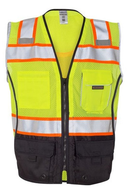 Kishigo 1515-1516 - Chaleco unisex Premium Black Series® Black Bottom Clase 2