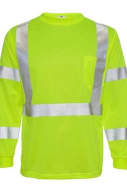 Kishigo 9145-9146 - Unisex Long Sleeve Class 3 T-Shirt