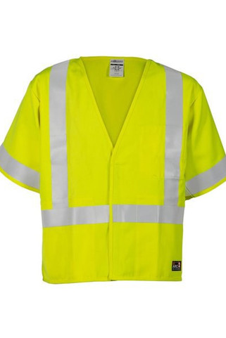 Kishigo F498 - Chaleco económico ignífugo para hombre