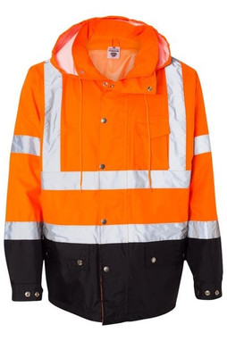 Kishigo RWJ102-103 - Chaqueta impermeable unisex Storm Cover