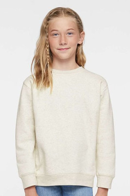 LAT 2225 - Youth Elevated Fleece Crewneck Sweatshirt