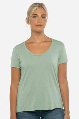 Next Level 5030 - Camiseta de mujer Festival Scoop Neck