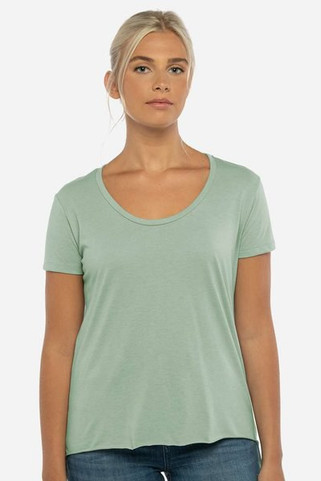 Next Level 5030 - Camiseta de mujer Festival Scoop Neck