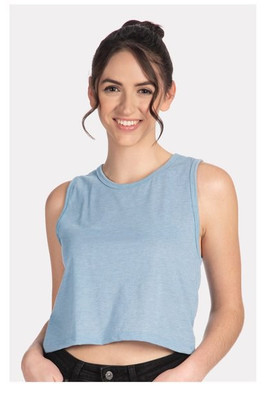 Next Level 5083 - Camiseta de tirantes Festival Crop para mujer