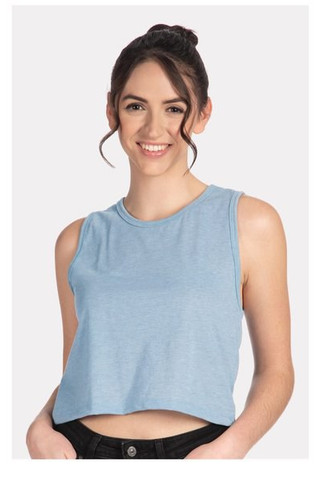 Next Level 5083 - Camiseta de tirantes Festival Crop para mujer