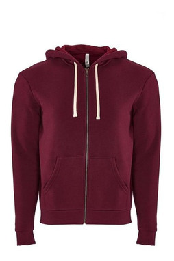 Next Level 9602 - Unisex Santa Barbara Full-Zip Hoodie Sweatshirt