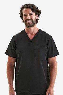 Onna NN200 - Blusa médica elástica con cuello en V Limitless, hombre