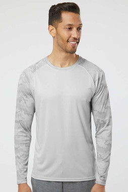 Paragon 216 - Camiseta de manga larga unisex Cayman Performance Camo Colorblocked