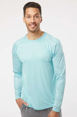 Paragon 216 - Unisex Cayman Performance Camo Colorblocked Long Sleeve T-Shirt