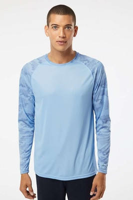 Paragon 216 - Camiseta de manga larga unisex Cayman Performance Camo Colorblocked