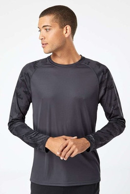 Paragon 216 - Camiseta de manga larga unisex Cayman Performance Camo Colorblocked