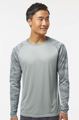 Paragon 216 - Camiseta de manga larga unisex Cayman Performance Camo Colorblocked