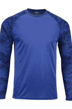 Paragon 216 - Unisex Cayman Performance Camo Colorblocked Long Sleeve T-Shirt