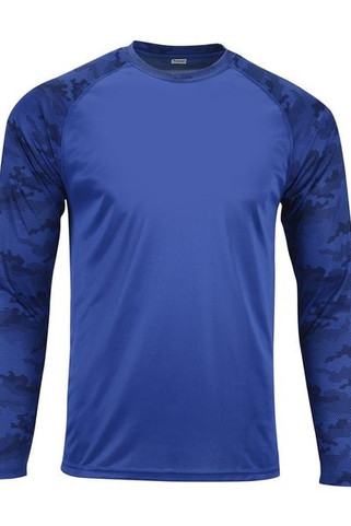 Paragon 216 - Camiseta de manga larga unisex Cayman Performance Camo Colorblocked