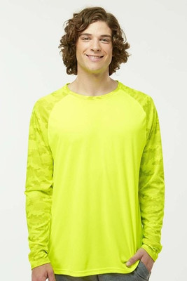 Paragon 216 - Camiseta de manga larga unisex Cayman Performance Camo Colorblocked