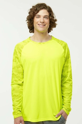 Paragon 216 - Camiseta de manga larga unisex Cayman Performance Camo Colorblocked