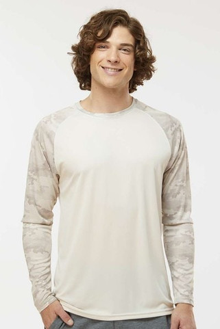 Paragon 216 - Unisex Cayman Performance Camo Colorblocked Long Sleeve T-Shirt