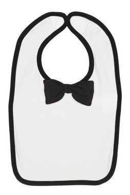 Rabbit Skins 1002 - Infant Baby Rib Bow Tie Bib