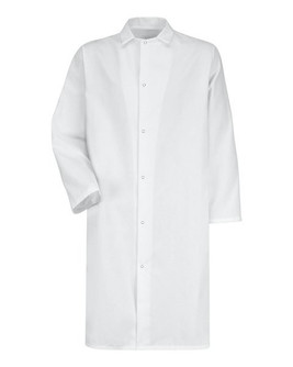 Red Kap 4006 - Unisex Gripper - Front Butcher Frock - No Pockets